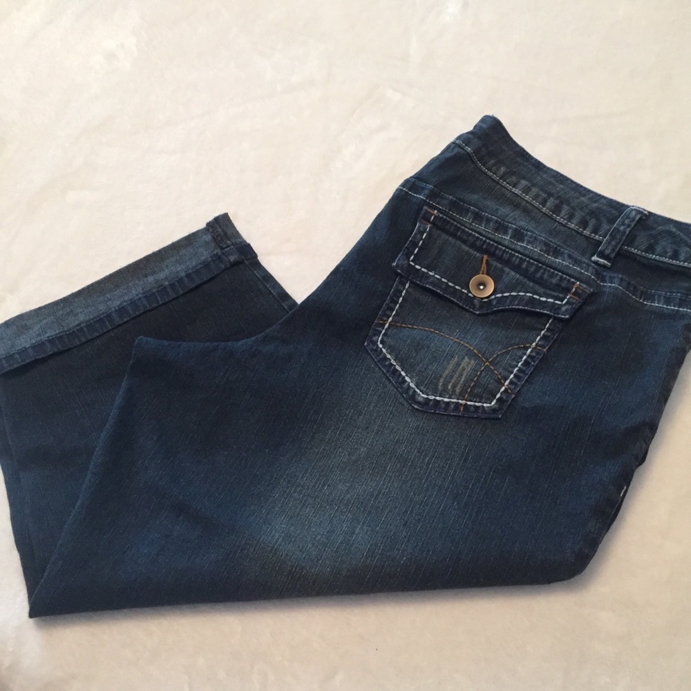 Lane Bryant denim jean capris!